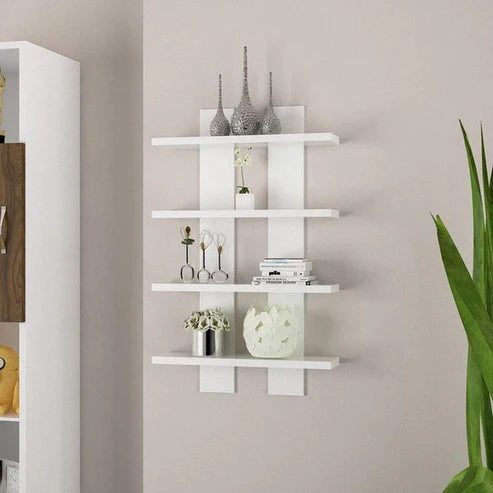 DIY Floating Storage Wall Shelves