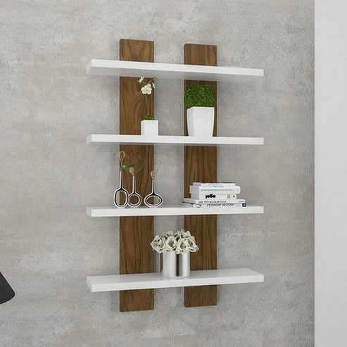 DIY Floating Storage Wall Shelves
