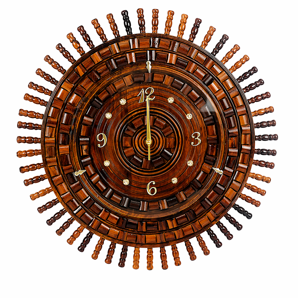 Tukri Wooden Wall Clock Large
